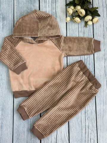 Купить оптом 117. Костюм ясельный, 80% хлопок, 20% ПЭ 80-86-92 в Армавире